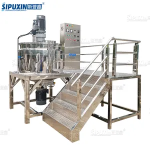 SPX 500L Electric Heating Homogeneous Dispersion Making Machine Blending Tank Mixing Mixer