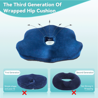Nouveaux coussins de siège orthopédiques anti-décubitus de voiture/chaise de bureau en mousse à mémoire de coccyx