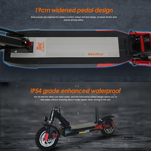 2023 EU stock Scooter Eléctrico plegable 500W todoterreno <span class=keywords><strong>kugookirin</strong></span> <span class=keywords><strong>M4</strong></span> pro potente adulto plegable rápido e-scooter - Product Image 5