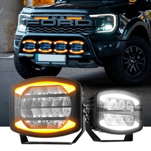 Barra de Luces LED Auxbeam Potente y Enlazable de 5, 7 y 9 Pulgadas, Color Ámbar Amarillo, para Camiones, Todoterreno y Niebla - Product Image 3