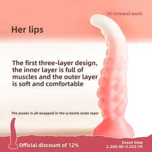 Dildo a tentacolo di polpo per il sesso orale, giocattolo per adulti, per inserimento femminile, impermeabile, solido, non realistico, bastone per masturbazione, pene artificiale - Product Image 2