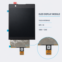 3,92 Zoll AMOLED-Displaymodul mit Aussparung für Smartphone-Ersatz Touchscreen-Digitizer-Baugruppe FHD Hochauflösend