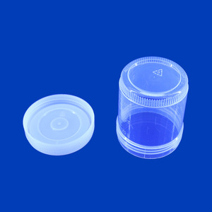 Wantong <b>Plastic</b> <b>Stool</b> Cup 90Ml Screw Cap Medical Sample Collection Bottle Disposable Specimen Container - Product Image 2