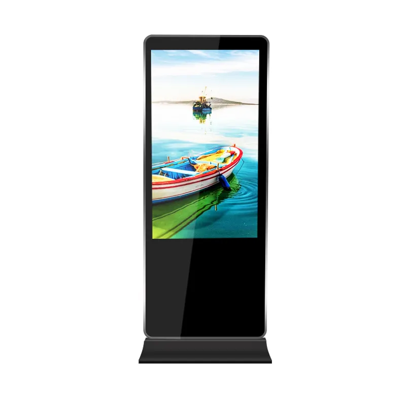 32 inç kat standı alışveriş merkezi LCD reklam dokunmatik ekran Kiosk reklam ekranı dijital tabela