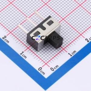 3C127BAA050AA Slide Switch Through hole-3P,12.7x6.6mm Switch Single Pole Double Throw Rectangle Pin Header PC Pin 12.7mm - Product Image 1