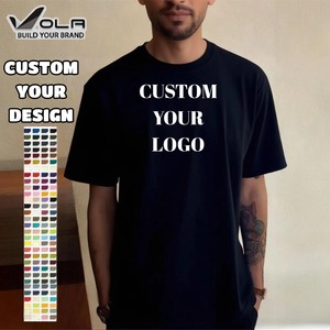 <span class=keywords><strong>OLA</strong></span>- T-Shirt in Cotone 100% da 300gsm, Stampa Personalizzata Serigrafica o Digitale, Logo del Brand, Taglie Grandi per Uomo - Product Image 1