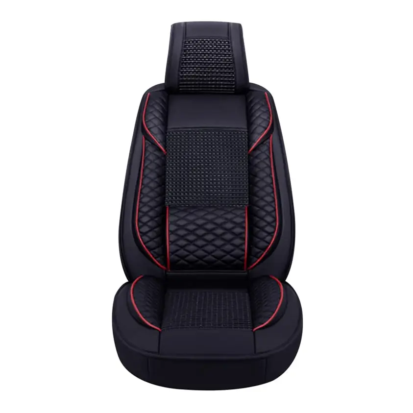 Muchkey 2023 Hot Sale 5 Seat Fashion Durable Waterproof Ice silk Pvc Car Seat Cover For Auto Parts Products