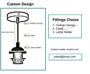 Móc trần tán Chụp đèn chủ hardwired ánh sáng <span class=keywords><strong>Kit</strong></span> Mặt dây Đèn <span class=keywords><strong>Kit</strong></span> cho đèn chùm - Product Image 4