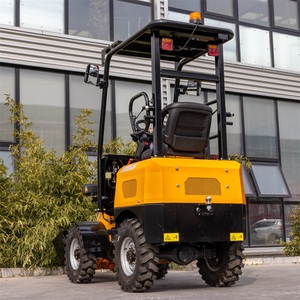 Livraison à domicile! 800kg <span class=keywords><strong>Micro</strong></span> <span class=keywords><strong>Pelle</strong></span> Agriculture Articulé Petit Compact Jardin Front End Mini Chargeuse sur Pneus avec CE/ISO EURO5/EPA4 - Product Image 4
