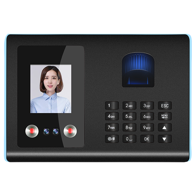 Hot Sale Safety Biometric Face Recognize Fingerprint Time Recording Machine Efficient and Fast Time Attendance FA01