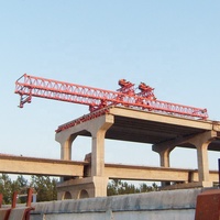 Grúa de lanzamiento de vigas de puente de 200 toneladas, lanzador de vigas profesional para la construcción de autopistas
