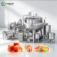 Machine de dépose de bonbons entièrement automatique industrielle pour la production de bonbons gélifiés et de confiseries