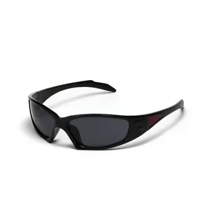 2023 Роскошные поляризованные солнцезащитные очки Y2k спортивные панк солнцезащитные очки