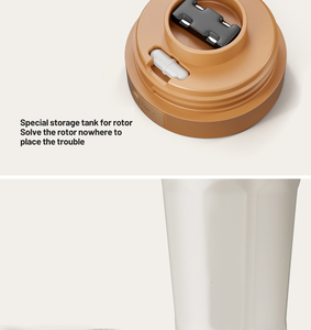 <span class=keywords><strong>Mug</strong></span> de voyage auto-mélangeur magnétique rechargeable en acier inoxydable écologique 350 ml, 2 pièces, étanche avec barre de mélange - Product Image 6