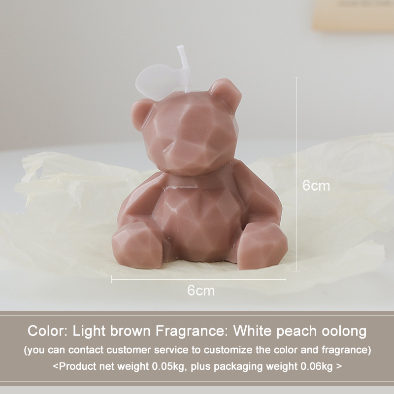 สีน้ำตาลอ่อน (กลิ่น: อูหลงพีชสีขาว)