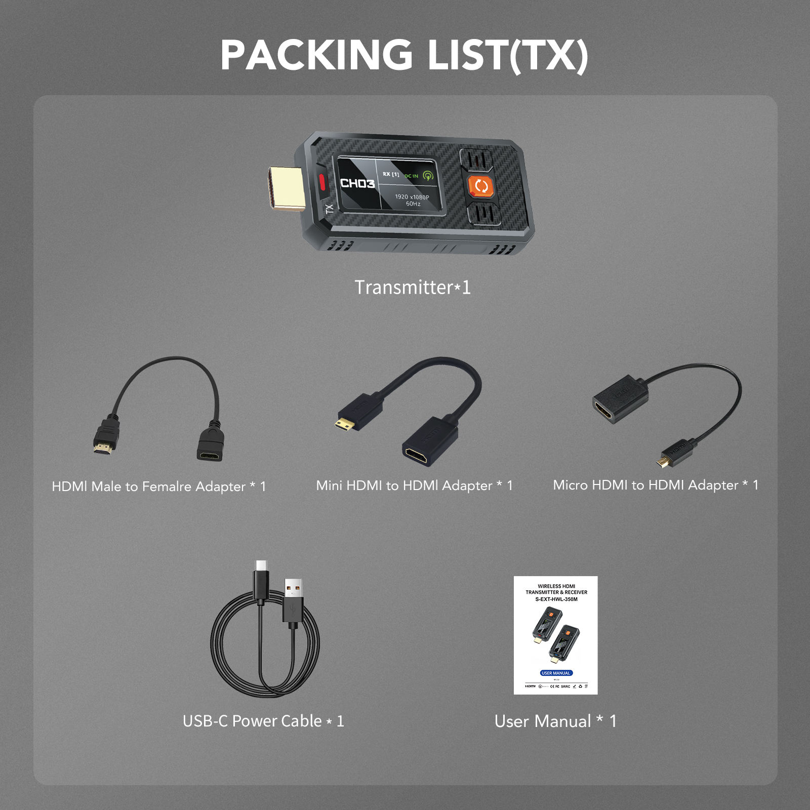 Black Transmitter x 1