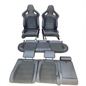 Sedile da Corsa in Pelle <span class=keywords><strong>Beige</strong></span> Scuro Personalizzato per <span class=keywords><strong>Sedili</strong></span> Golf R20, Sedile Sportivo per Auto da Corsa R20 - Product Image 1