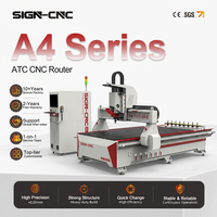 Máquina Router CNC de Corte de Espuma de PVC y Madera Sólida ATC a Precio Competitivo, Router Estable para Fabricación de Puertas de Armario y Muebles