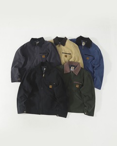 Low MOQ Custom Logo Vintage Washed Canvas Detroit <strong>Jacket</strong> with <strong>Corduroy</strong> Collar for <strong>Men</strong> OEM ODM - Product Image 3