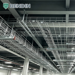 Factory Supply Hot Dipped Galvanized Carbon Steel Mesh Tray Good Heat Dissipation Custom Width Shopping Mall Cable <strong>Management</strong> - Product Image 6