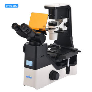 OPTO-EDU A16.1065 3W LED Phase Contraste Binoculaire Inversé <span class=keywords><strong>Microscope</strong></span> à <span class=keywords><strong>Fluorescence</strong></span> - Product Image 1