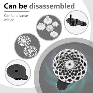 Mainan Fidget Spinner Cetak 3D - Pereda Stres & Kecemasan Dewasa, Alat Fokus <span class=keywords><strong>ADHD</strong></span>, Hadiah Pesta Kantor - Product Image 3