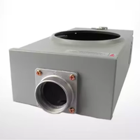 Prise électrique de 1 mètre, capacité de courant de 200 A, 6 prises, IP55, serrure intelligente, utilisation en extérieur, équipement de distribution d'énergie