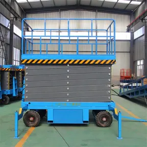 7 Mét 500kg cao độ cao làm việc nền tảng thủy lực cắt ngã ba nâng