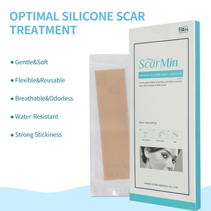 Vente directe d'usine HBM ScarMin Pansement en silicone médical <span class=keywords><strong>pour</strong></span> les <span class=keywords><strong>cicatrices</strong></span> causées par des blessures, des brûlures, des interventions chirurgicales et autres causes - Product Image 3