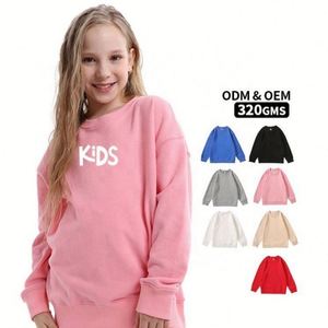 Pulls à Capuche Oversize 320 GSM pour Enfants, Sweatshirts en Tissu Éponge pour Enfants, Pulls Ras du Cou pour Enfants, Chemises de Sport et Joggers – Vente en Gros - Product Image 1