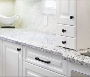 WEKIS American European Style <b>Black</b> Aluminum Alloy Modern Minimalist Kitchen Cabinet Drawer Pulls Simple Solid Shape Furniture - Product Image 6