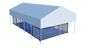 Campo da <span class=keywords><strong>Tennis</strong></span> esterno elettrico All-In-One con campo da Padel sul tetto retrattile - Product Image 3