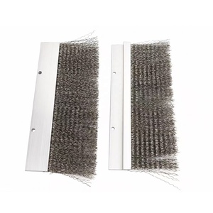 Brosse de nettoyage de <span class=keywords><strong>toiture</strong></span> polyvalente en acier inoxydable avec double brin métallique pour le polissage du mousse de <span class=keywords><strong>toiture</strong></span> - Product Image 4