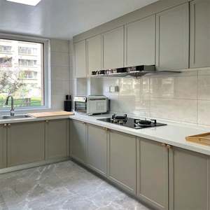 Ensemble d'îlot de cuisine moderne, armoire de rangement personnalisée, garde-manger complet, design de meubles, armoires de luxe pour la vente à domicile - Product Image 1