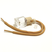 Diffuseur de parfum pour voiture en verre vide de 5 ml, flacon de parfum suspendu