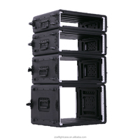 Mallette à outils Flight Cases Etui pour microphone 2U 3U 4U 6U 260mm 390mm Mallette de rangement avec mousse