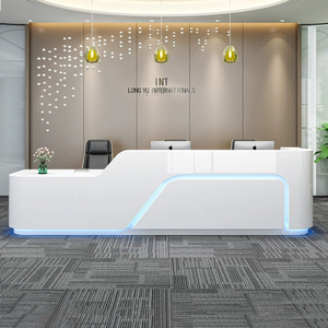 <span class=keywords><strong>Bureau</strong></span> de réception convertible en bois moderne simple, <span class=keywords><strong>bureau</strong></span> de <span class=keywords><strong>bureau</strong></span> pour l'école et l'hôpital, taille personnalisée, mobilier commercial - Product Image 1