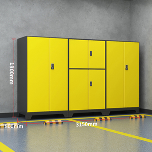 Gabinetes de almacenamiento de acero con cerradura con cajones multifuncionales para garajes, almacenes, talleres para almacenamiento de <span class=keywords><strong>bicicletas</strong></span> - Product Image 2