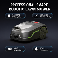 Robot Pemotong Rumput Otomatis Cerdas untuk Perawatan Halaman Rumah, GPS RC, Listrik, dengan Sensor Ultrasonik