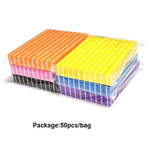 ネイルバッファー卸売用ピンクスクエアスモールスポンジミニネイルファイルバッファーブロック - Product Image 3