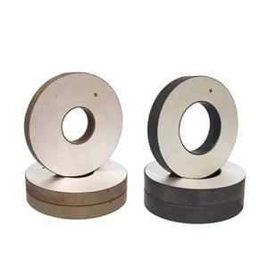 Material Pzt PZT8 PZT4 Sensor de vibrador piezoeléctrico Disco de anillos de transductor ultrasónico piezoeléctrico eléctrico de cerámica - Product Image 1