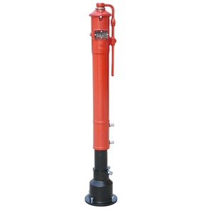 Poste Indicador Vertical/de Pared con Cuerpo de Hierro Fundido, Aprobado por FM, para Válvulas de Compuerta de Agua, Color Rojo, Conexión de Brida, Tamaño de 4 a 12 Pulgadas - Product Image 1