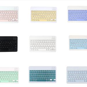 Clavier BT ultra-fin ABS de 10 pouces, clavier sans fil miniature portable rechargeable pour tablette iPad - Product Image 4