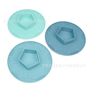 Bol à nourriture pour chat et chien, pentagonal, extra large, en silicone, alimentation lente, anti-étouffement, plat d'alimentation pour animaux de compagnie, forme ronde de 320 mm - Product Image 2