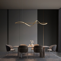 Lámpara minimalista de cobre, lámpara de dormitorio de lujo, lámpara de techo, luz de techo de estudio minimalista moderna