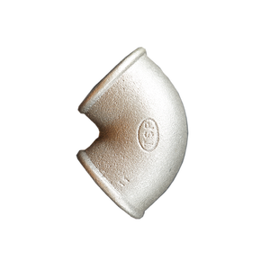 ข้อต่อเหล็กอ่อน TSP 90 องศา ราคาดีที่สุด ขนาด 1/4-4 นิ้ว เกลียวใน 4 NPT ชุบสังกะสี สำหรับงานประปา - Product Image 1