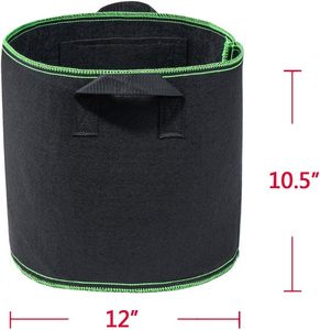 <span class=keywords><strong>Pas</strong></span> <span class=keywords><strong>cher</strong></span> en vrac acheter mode conteneur robuste épaissi tissu non tissé jardin sacs <span class=keywords><strong>de</strong></span> culture plante feuille sol pots avec poignées - Product Image 2