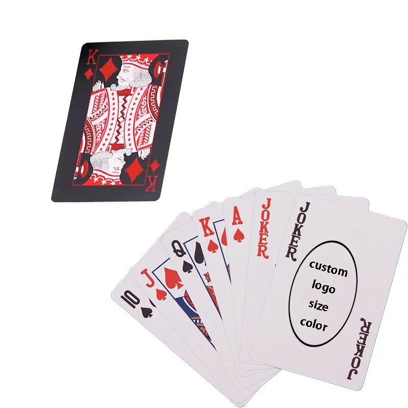 32 कस्टम प्ले कार्ड सामने और बैक प्रिंटिंग टॉप क्वालिटी पेपर गेम खेलने वाले पोकर कार्ड निर्माता प्रीमियम