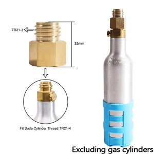 Adaptateur de conversion de gaz CO2 personnalisable pour soda, filetage femelle/mâle, pour sortie de réservoir Sodastream Tr21-4 Quooker Cube, en cuivre OEM - Product Image 5