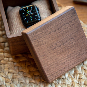 Chất lượng cao nâu vuông bằng gỗ hộp đồng hồ lưu trữ bao bì với bảo vệ biểu tượng tùy chỉnh - Product Image 3